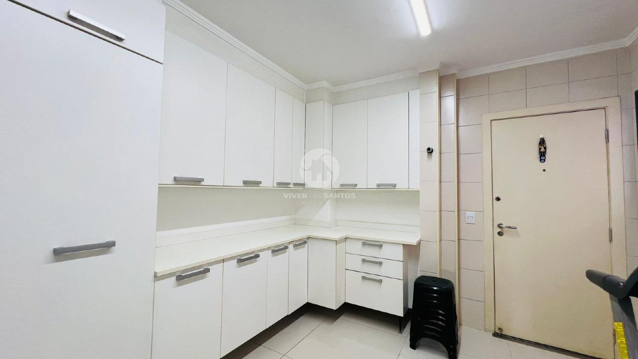 Apartamento Porteira Fechada com 4 quartos vista mar no Embaré em Santos em Embaré, Santos — foto 26