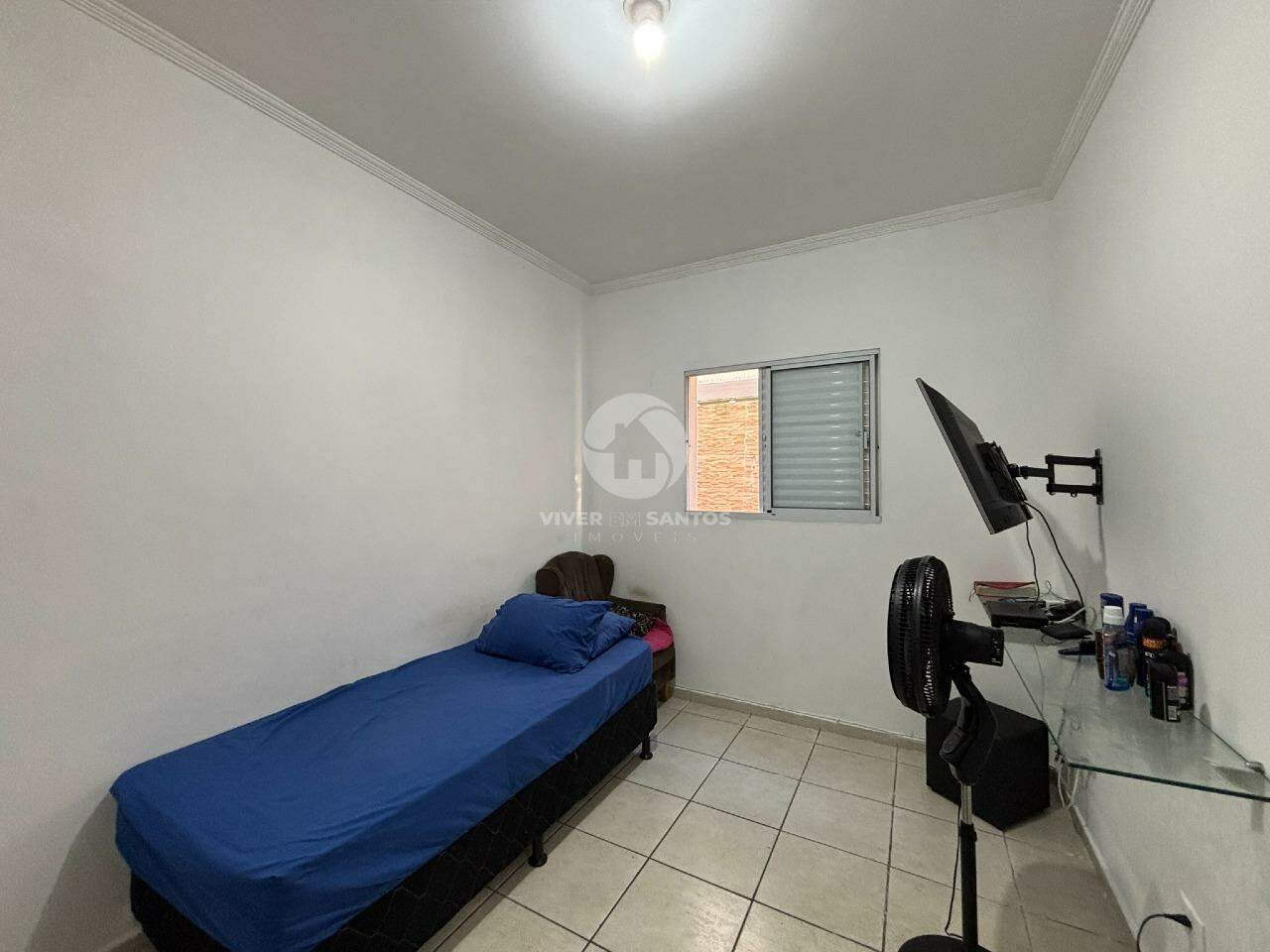 Casa Sobreposta Baixa com 3 quartos, quintal e 2 vagas de garagem Macuco - Santos/SP em Macuco, Santos — foto 13