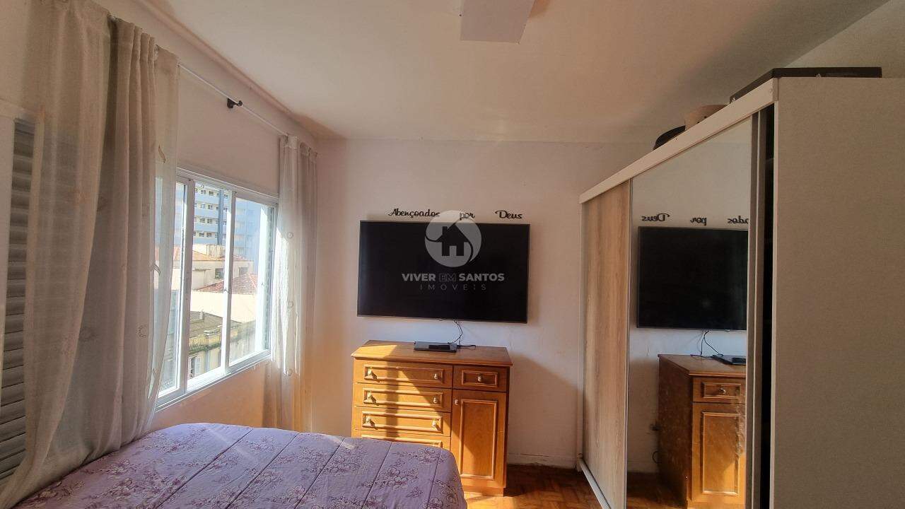 Apartamento com vista para o mar – 2 dormitórios | Santos em José Menino, Santos — foto 10