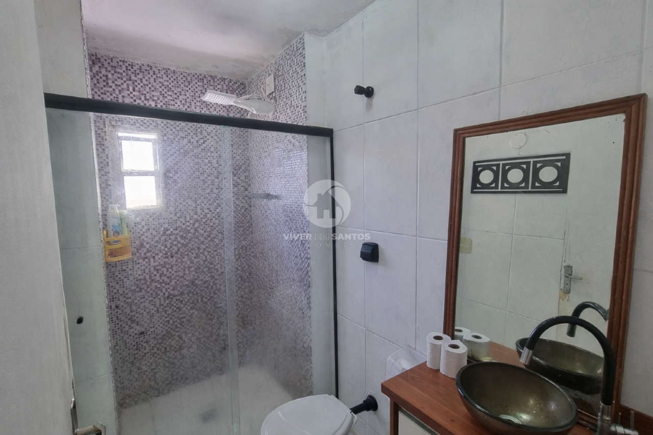 Apartamento com vista para o mar – 2 dormitórios | Santos em José Menino, Santos — foto 12