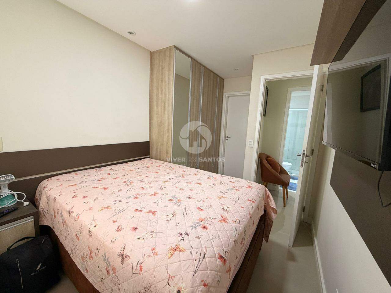 Apartamento com 2 quartos e lazer completo- Marapé- Santos em Marapé, Santos — foto 10
