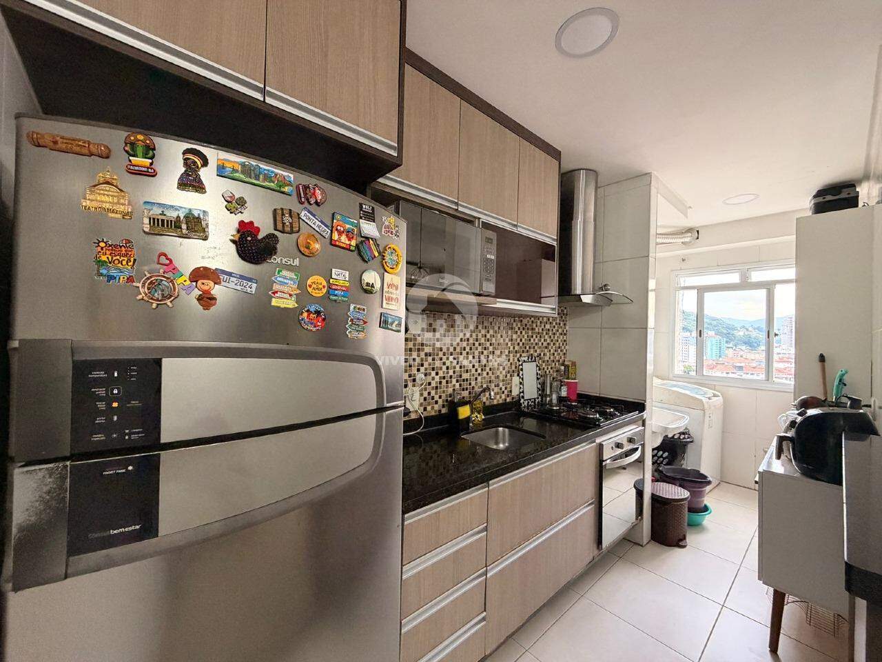 Apartamento com 2 quartos e lazer completo- Marapé- Santos em Marapé, Santos — foto 3