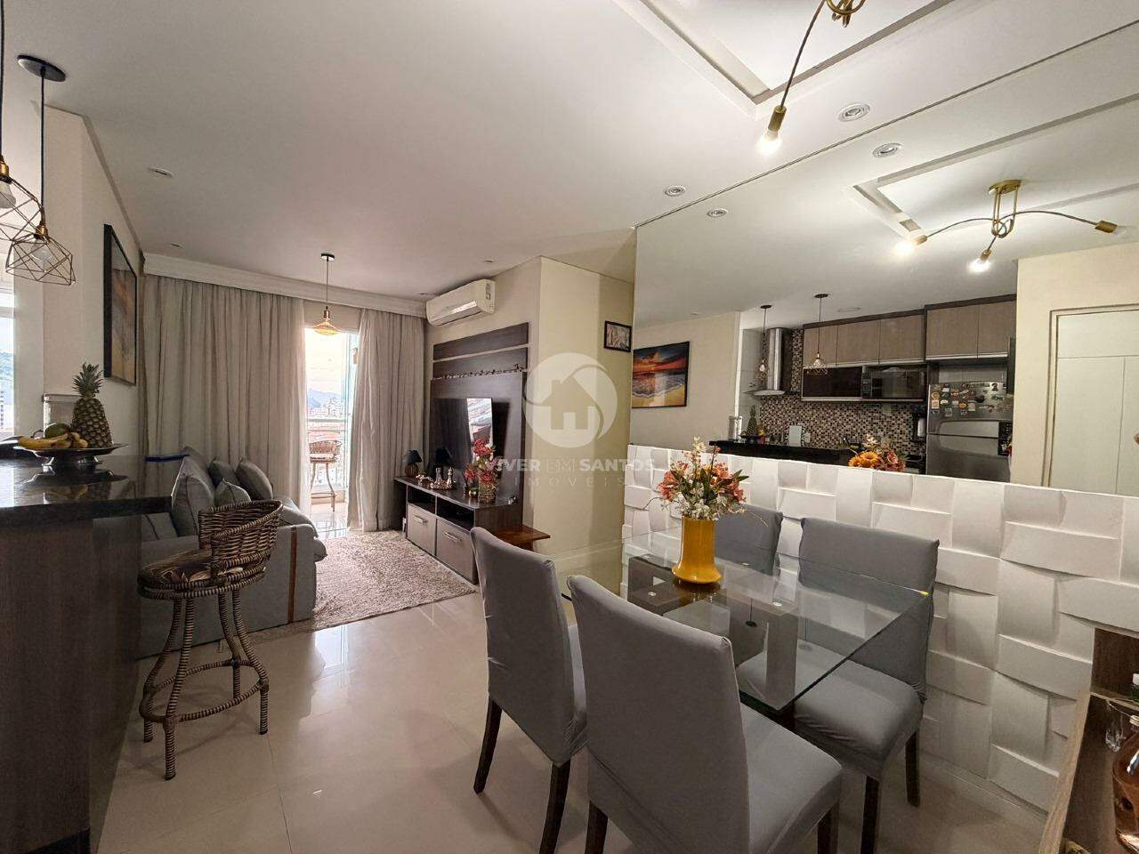Apartamento com 2 quartos e lazer completo- Marapé- Santos em Marapé, Santos — foto 7