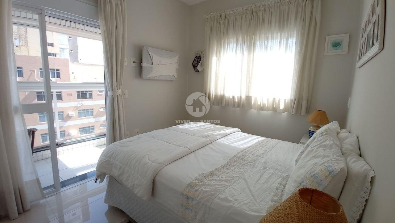 Apartamento à Venda com 2 quartos na quadra da praia do Embaré - Santos em Embaré, Santos — foto 10