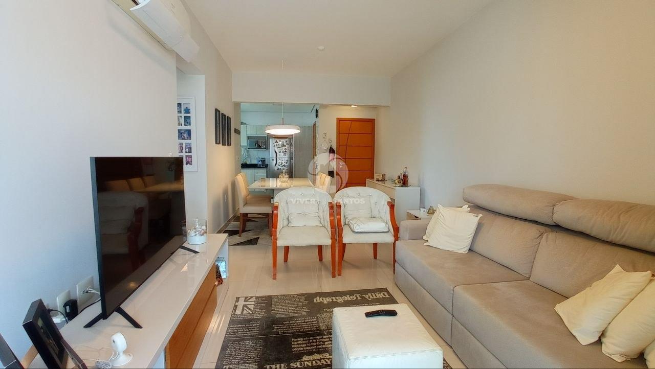 Apartamento à Venda com 2 quartos na quadra da praia do Embaré - Santos em Embaré, Santos — foto 3