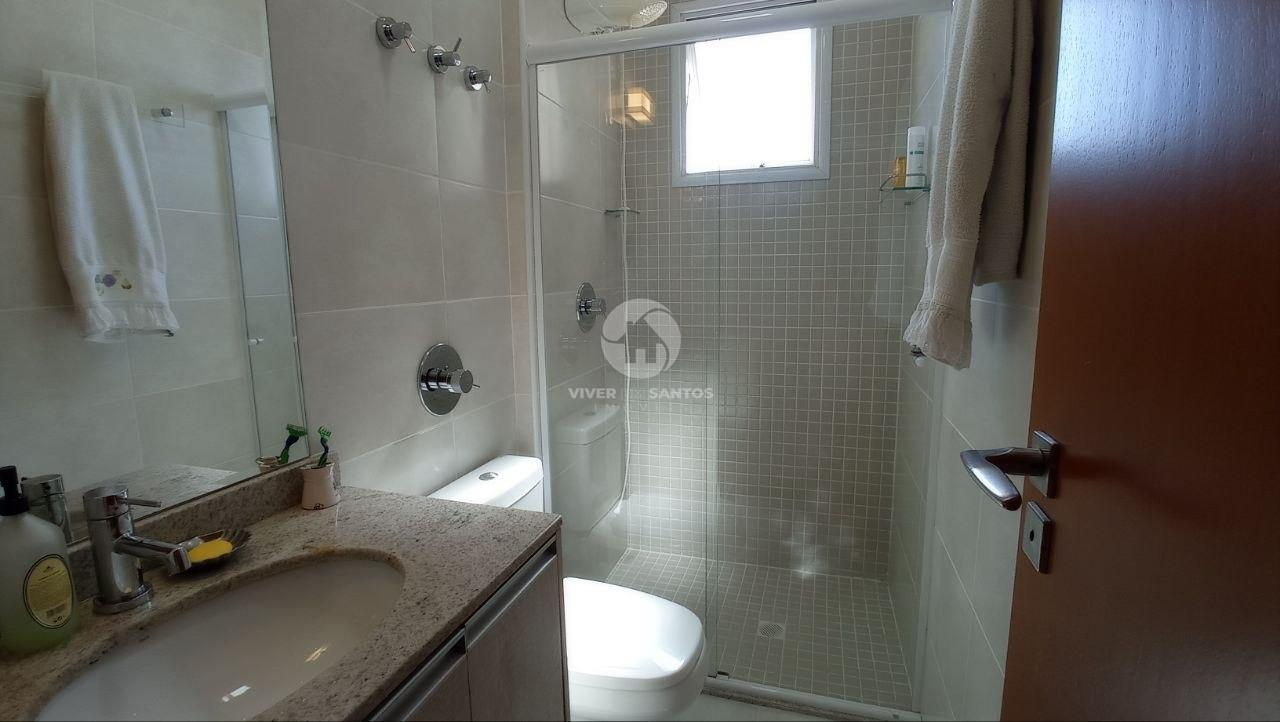 Apartamento à Venda com 2 quartos na quadra da praia do Embaré - Santos em Embaré, Santos — foto 14