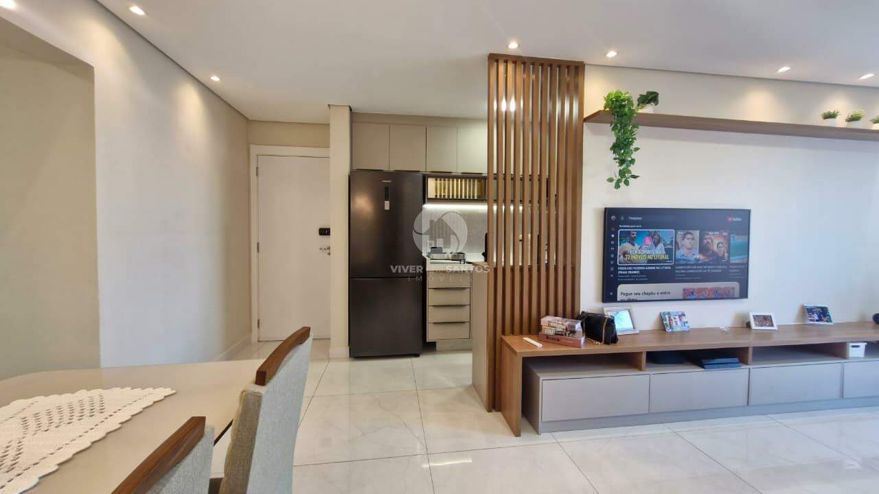 apartamento com lazer completo 2 quartos 1 suite 1 vaga SANTOS SP em Marapé, Santos — foto 5
