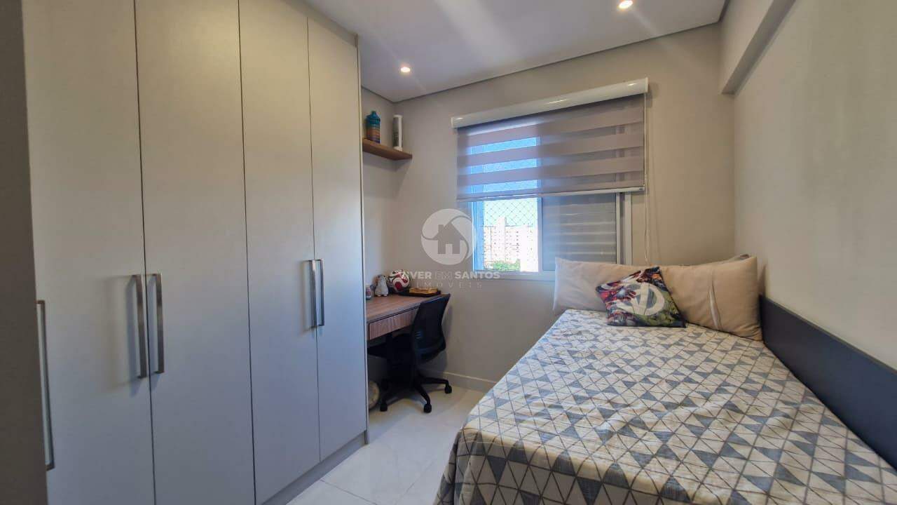 apartamento com lazer completo 2 quartos 1 suite 1 vaga SANTOS SP em Marapé, Santos — foto 9
