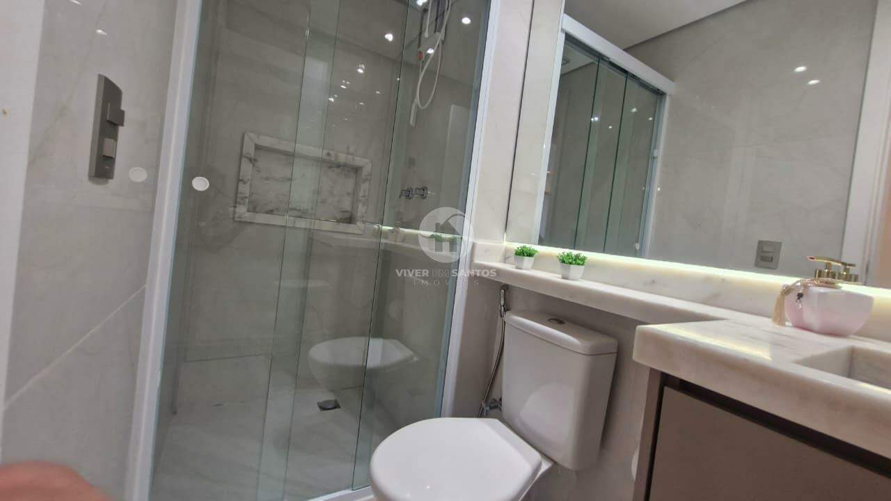 apartamento com lazer completo 2 quartos 1 suite 1 vaga SANTOS SP em Marapé, Santos — foto 7