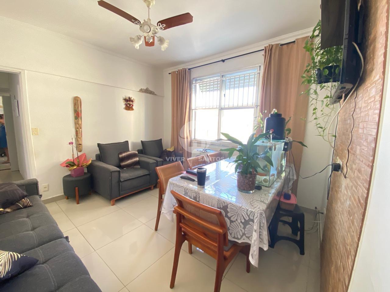 Apartamento vista mar 2 dormitórios- Ponta da Praia - Santos em Aparecida, Santos — foto 3