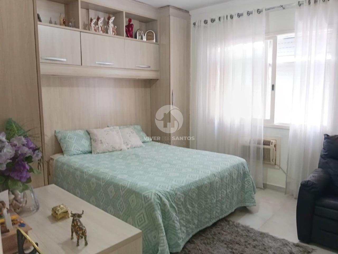 Apartamento incrível no coração do Gonzaga, o bairro mais desejado e valorizado de Santos! 2 quartos com dependência todo reformado e vista mar em Gonzaga, Santos — foto 8