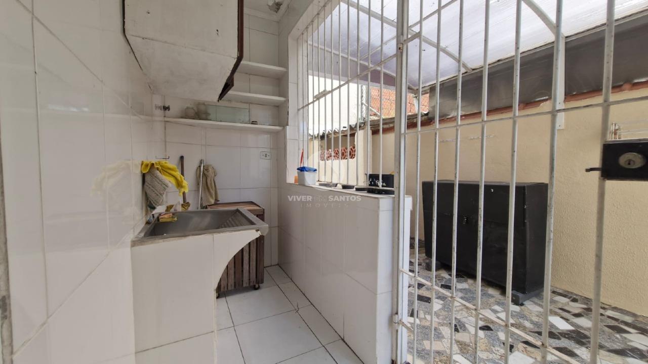 Apartamento Térreo 82 m², 2 Dormitórios e Quintal Privativo Próximo ao Canal 1 – Santos/SP em Marapé, Santos — foto 12