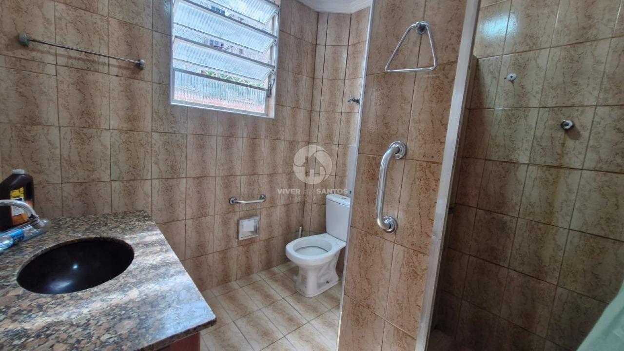 Apartamento Térreo 82 m², 2 Dormitórios e Quintal Privativo Próximo ao Canal 1 – Santos/SP em Marapé, Santos — foto 4