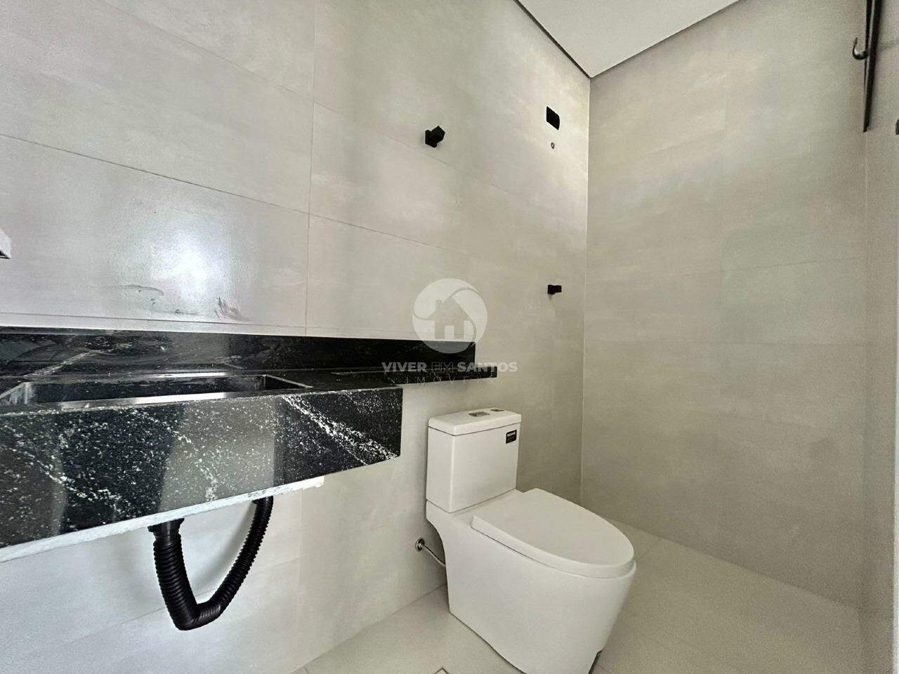 Casa Sobreposta Alta com 3 suítes, 2 vagas de garagem- Aparecida - Santos em Aparecida, Santos — foto 11