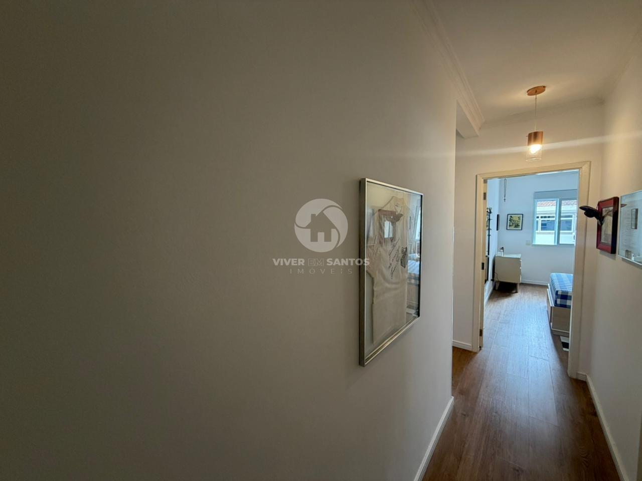 Apartamento 3 quartos, elevador e garagem 1 por andar - Gonzaga em Gonzaga, Santos — foto 3