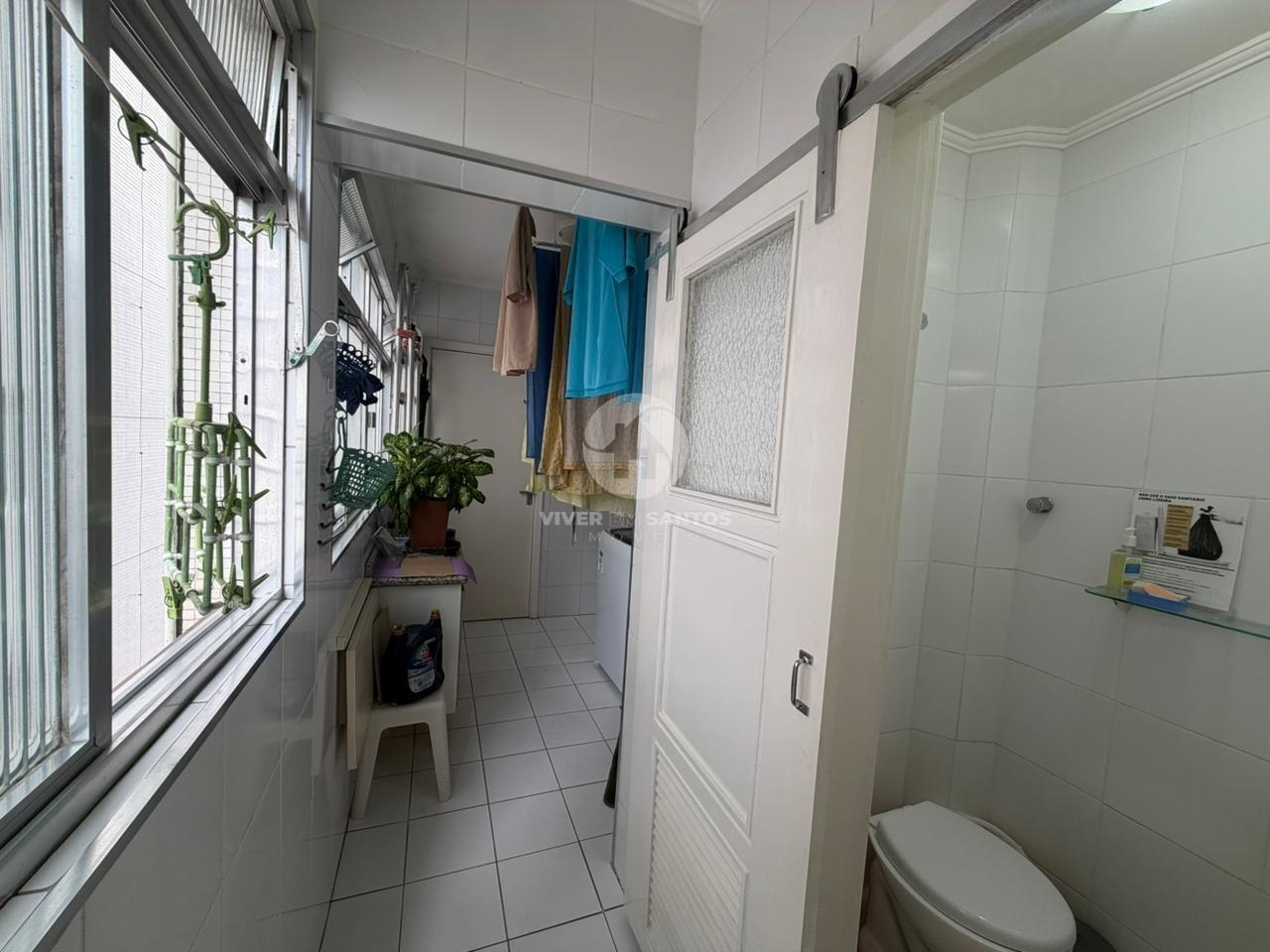 Apartamento 3 quartos, elevador e garagem 1 por andar - Gonzaga em Gonzaga, Santos — foto 22