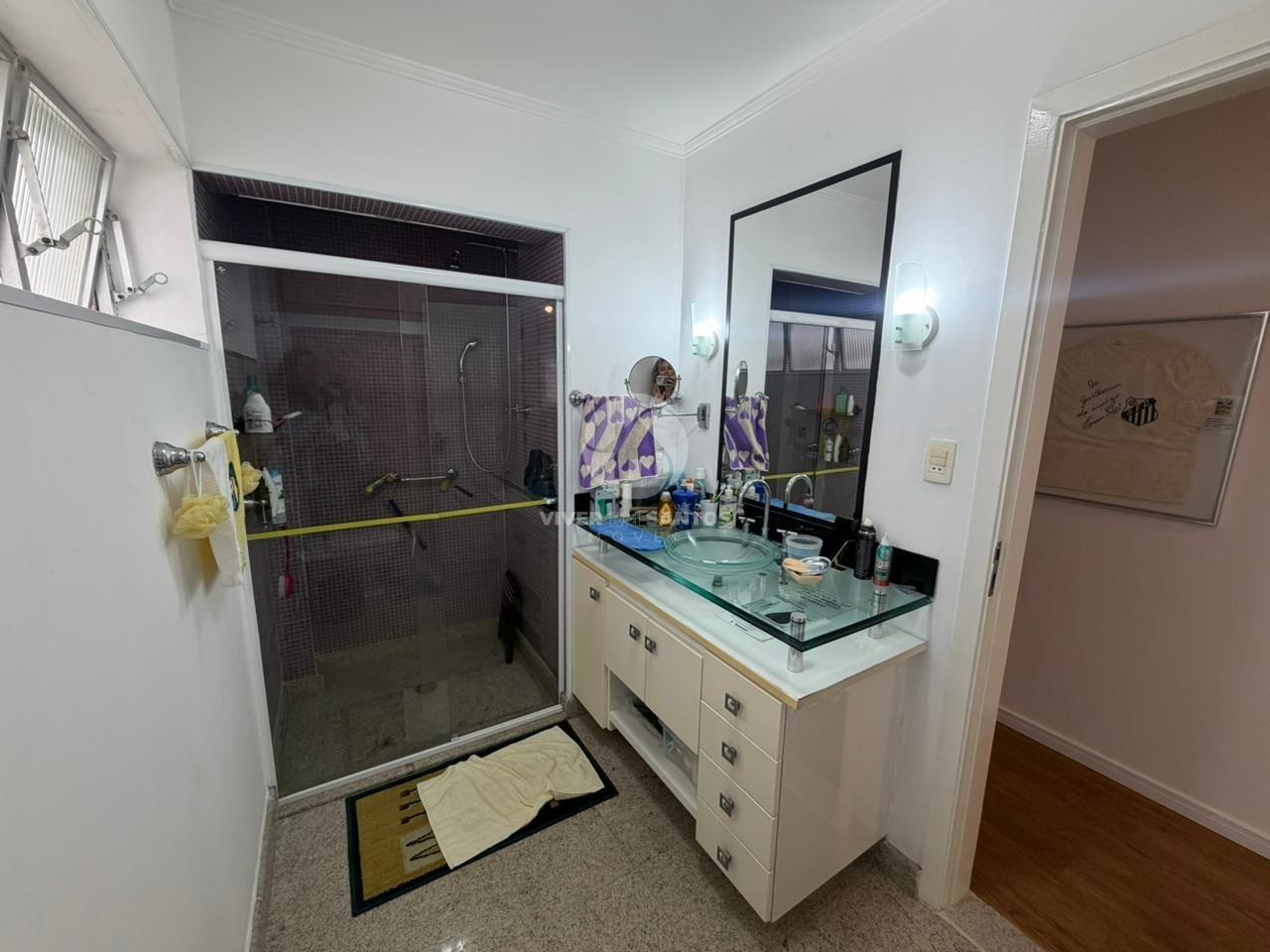 Apartamento 3 quartos, elevador e garagem 1 por andar - Gonzaga em Gonzaga, Santos — foto 12