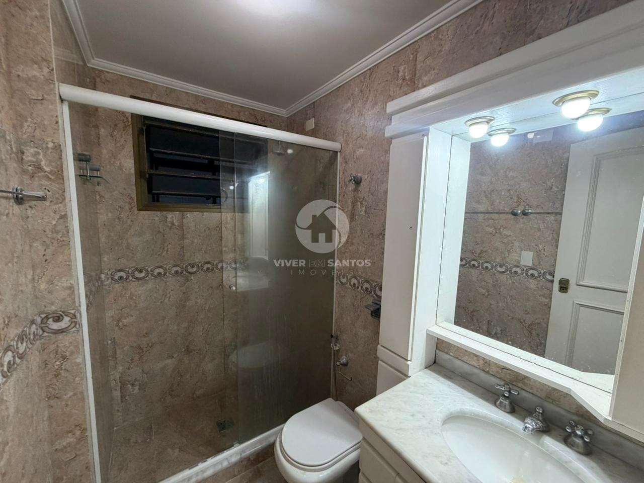 Apartamento 3 quartos, elevador e garagem 1 quadra da Praia - Boqueirão em Boqueirão, Santos — foto 12