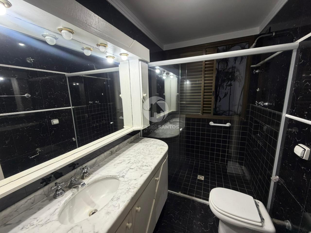 Apartamento 3 quartos, elevador e garagem 1 quadra da Praia - Boqueirão em Boqueirão, Santos — foto 14