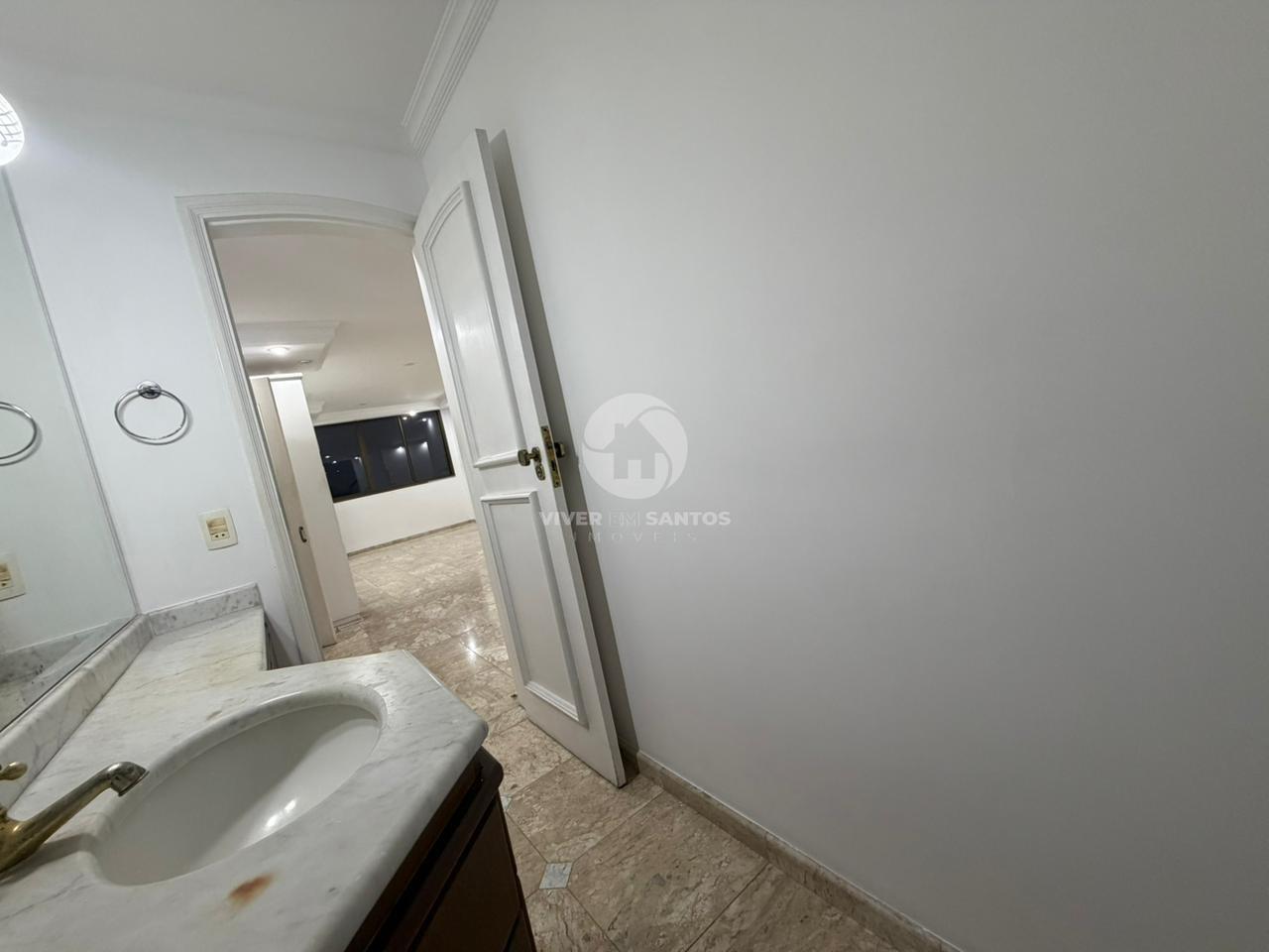 Apartamento 3 quartos, elevador e garagem 1 quadra da Praia - Boqueirão em Boqueirão, Santos — foto 16