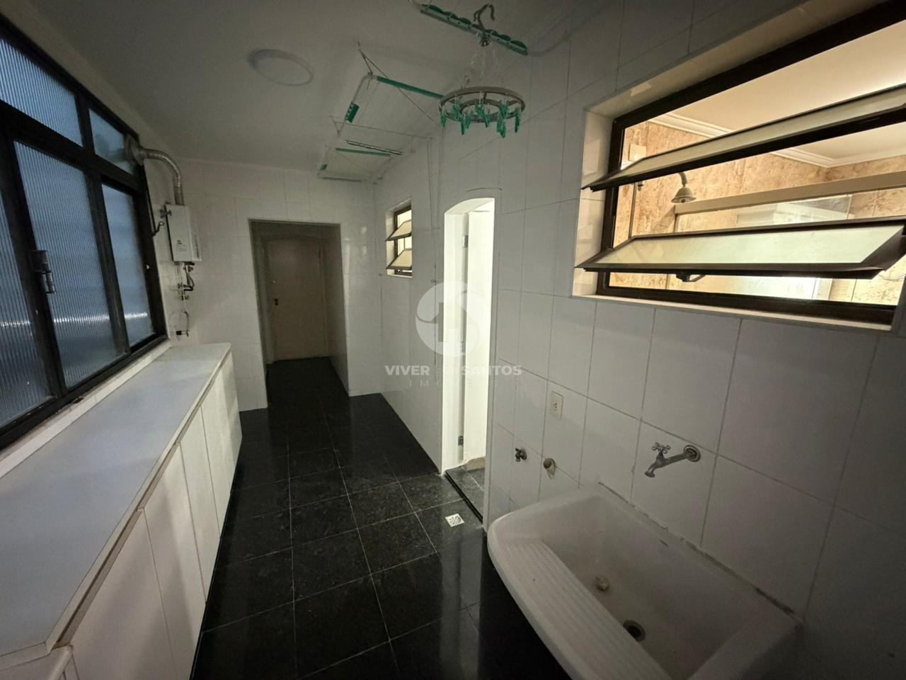 Apartamento 3 quartos, elevador e garagem 1 quadra da Praia - Boqueirão em Boqueirão, Santos — foto 17