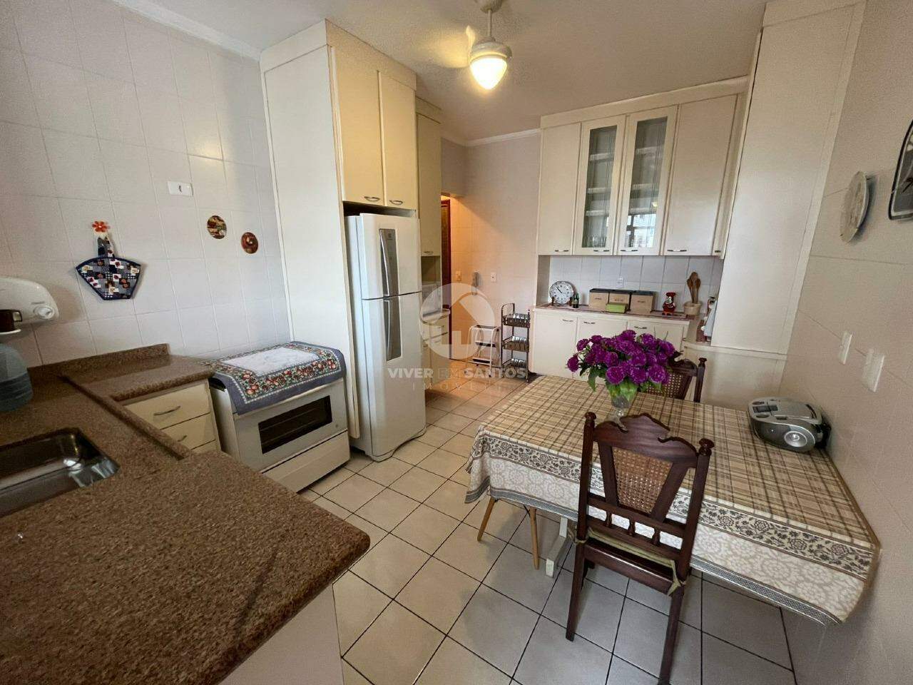 Apartamento 02 quartos com Vista Mar e varanda - 02 vagas demarcadas - Pompéia em Pompéia, Santos — foto 9