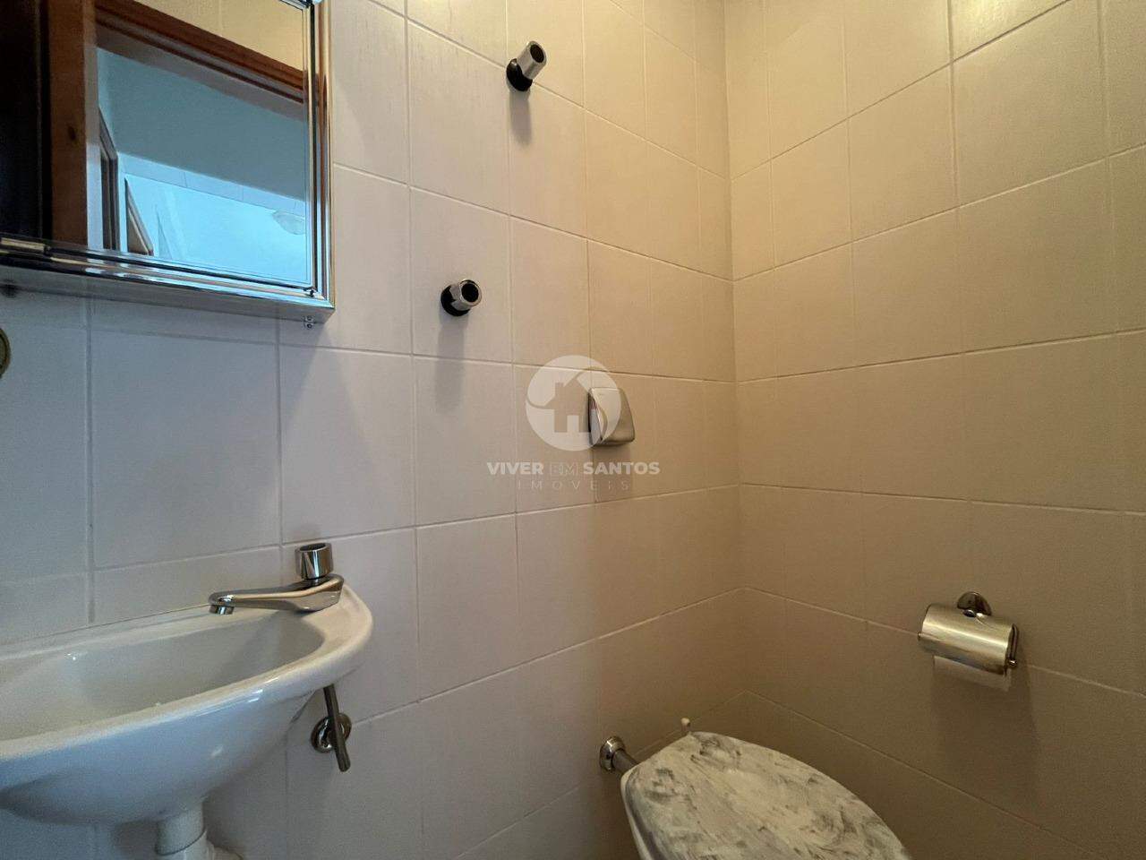 Apartamento 02 quartos com Vista Mar e varanda - 02 vagas demarcadas - Pompéia em Pompéia, Santos — foto 14