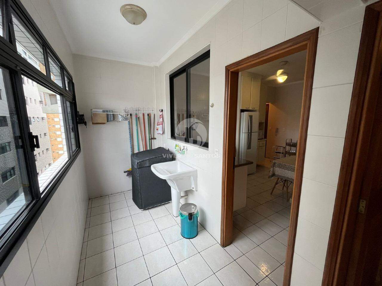 Apartamento 02 quartos com Vista Mar e varanda - 02 vagas demarcadas - Pompéia em Pompéia, Santos — foto 11