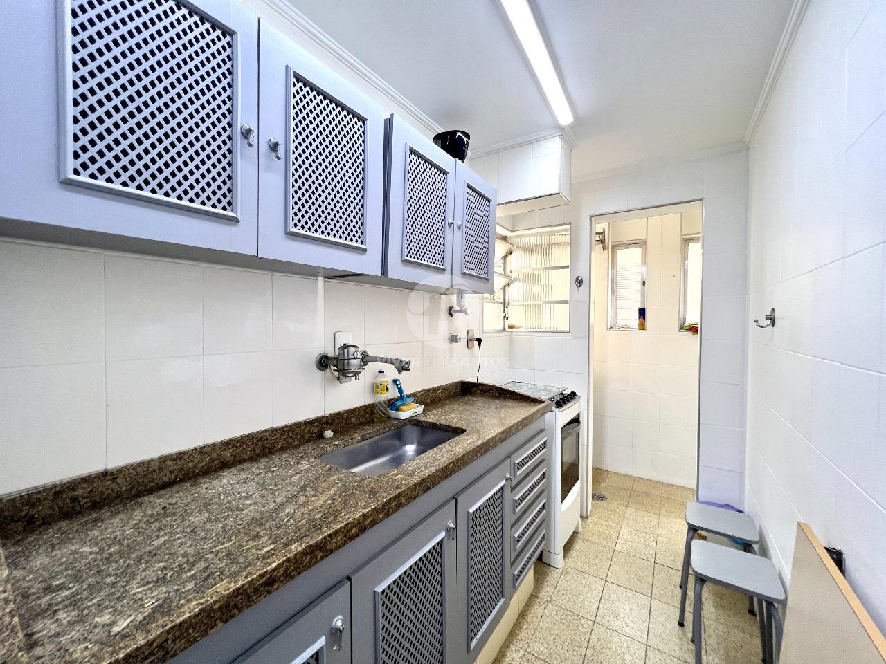 Apartamento 1 Dorm. Mobiliado – 52m² + vaga em Santos (José Menino) | Lado direito em José Menino, Santos — foto 11