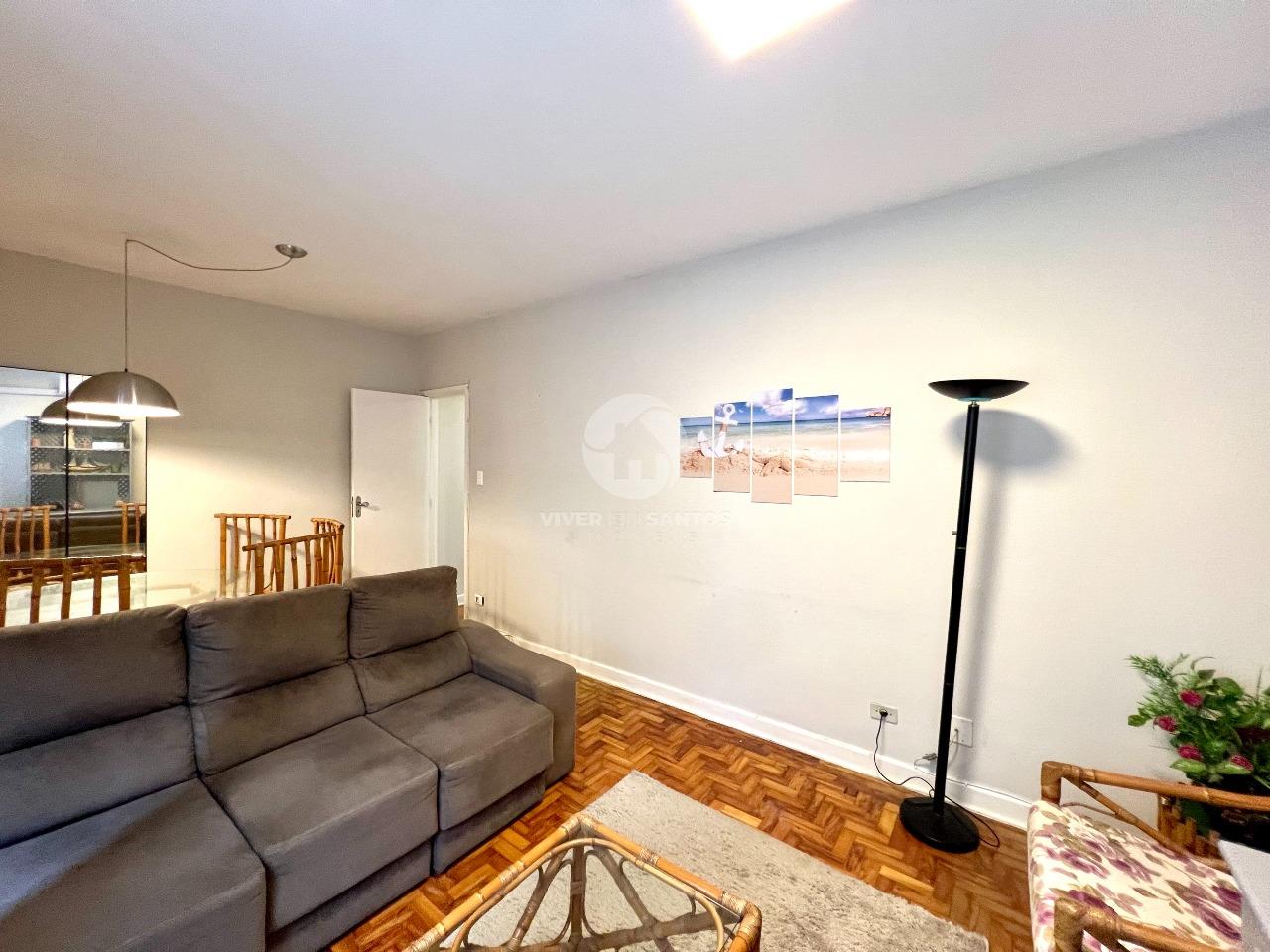Apartamento 1 Dorm. Mobiliado – 52m² + vaga em Santos (José Menino) | Lado direito em José Menino, Santos — foto 4