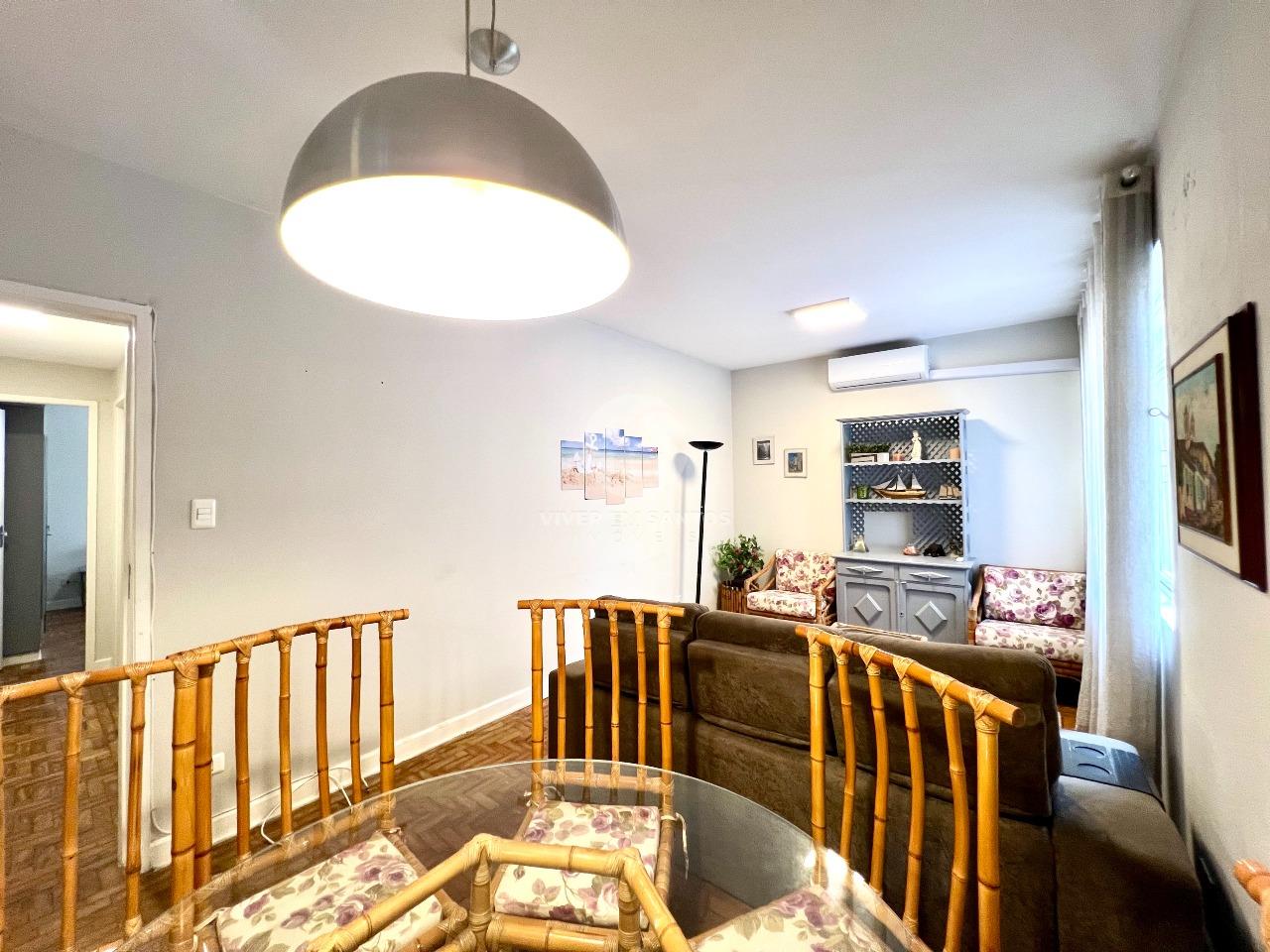 Apartamento 1 Dorm. Mobiliado – 52m² + vaga em Santos (José Menino) | Lado direito em José Menino, Santos — foto 3