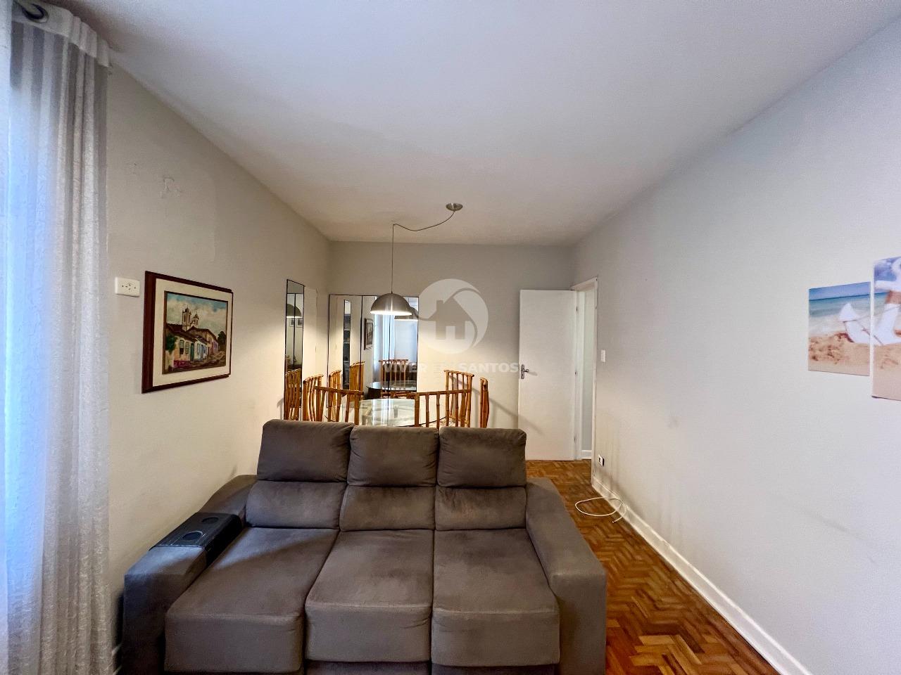 Apartamento 1 Dorm. Mobiliado – 52m² + vaga em Santos (José Menino) | Lado direito em José Menino, Santos — foto 10