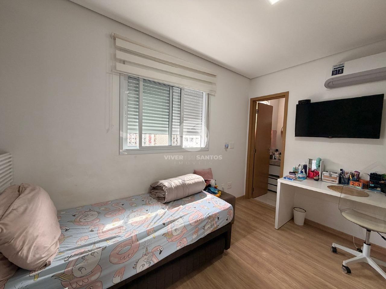 Apartamento com 2 suítes com Lazer Completo- Gonzaga - Santos em Gonzaga, Santos — foto 13