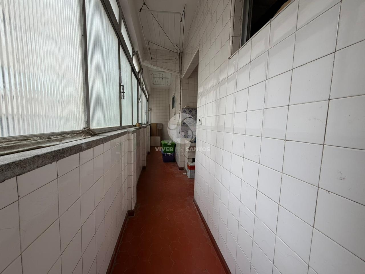 Apartamento 2 quartos, Sala Ampla - Frente Mar - No Gonzaga em Gonzaga, Santos — foto 6