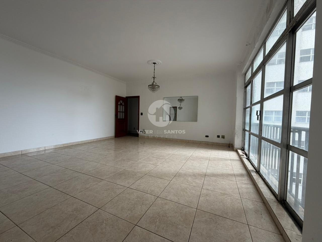 Apartamento 2 quartos, Sala Ampla - Frente Mar - No Gonzaga em Gonzaga, Santos — foto 2