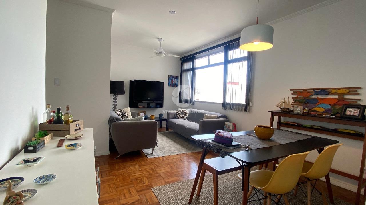 Apartamento Porteira fechada 2 quartos com dependência e vaga- Embaré em Boqueirão, Santos — foto 2