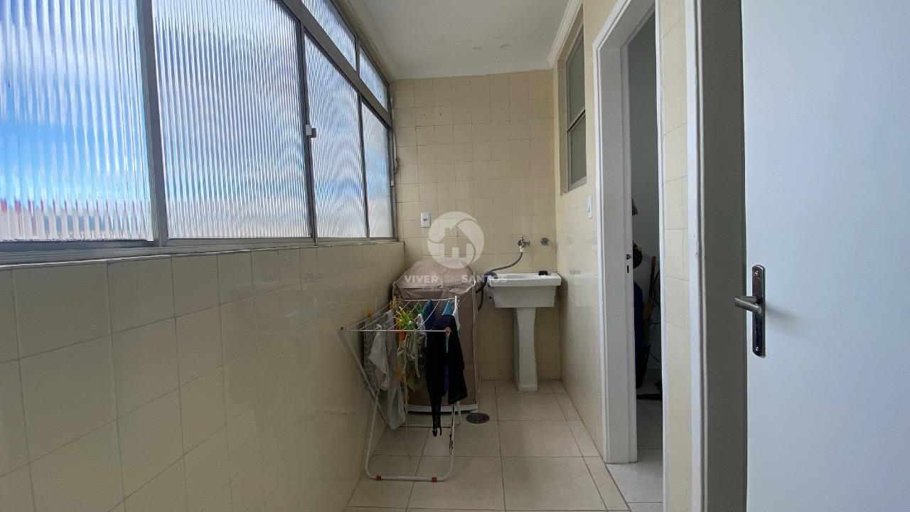 Apartamento Porteira fechada 2 quartos com dependência e vaga- Embaré em Boqueirão, Santos — foto 13