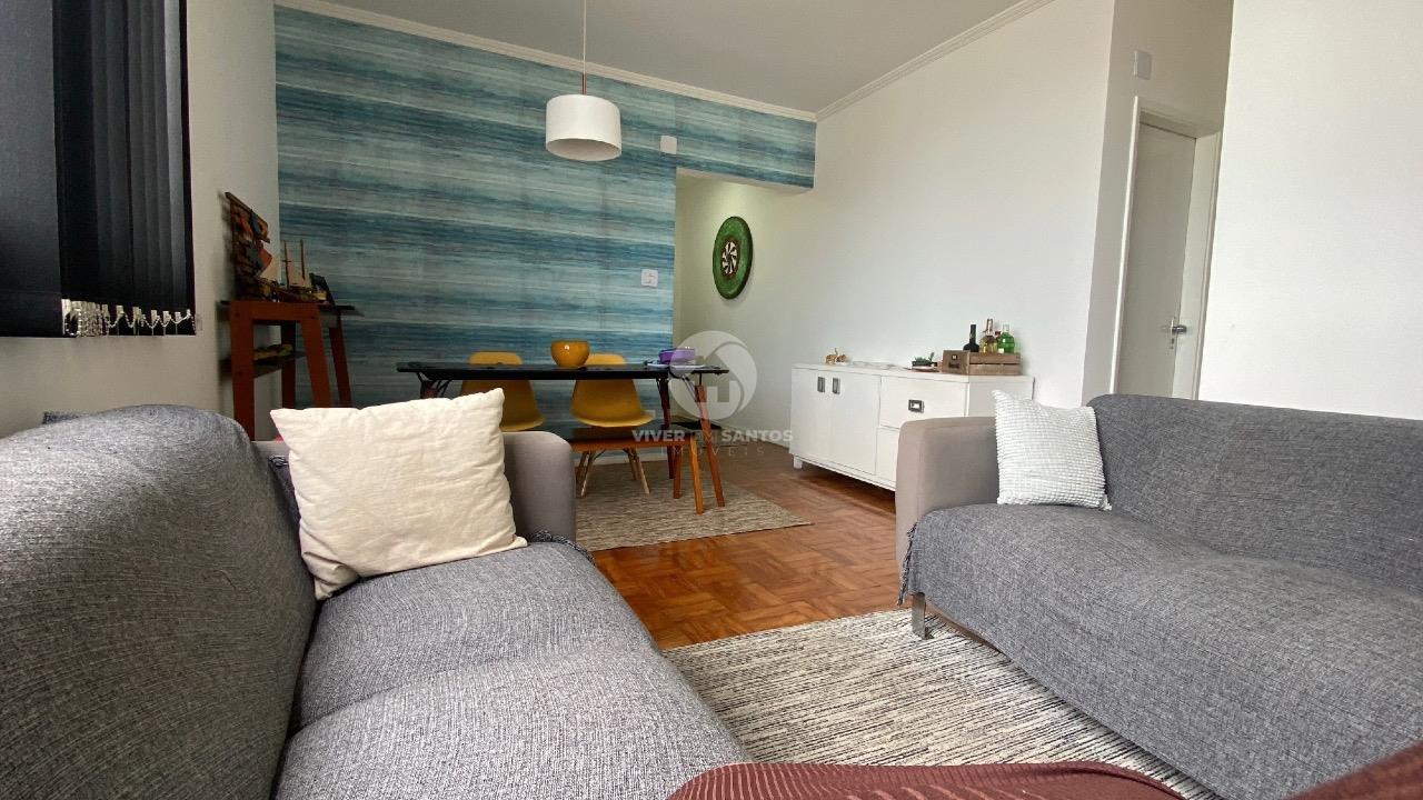 Apartamento Porteira fechada 2 quartos com dependência e vaga- Embaré em Boqueirão, Santos — foto 4
