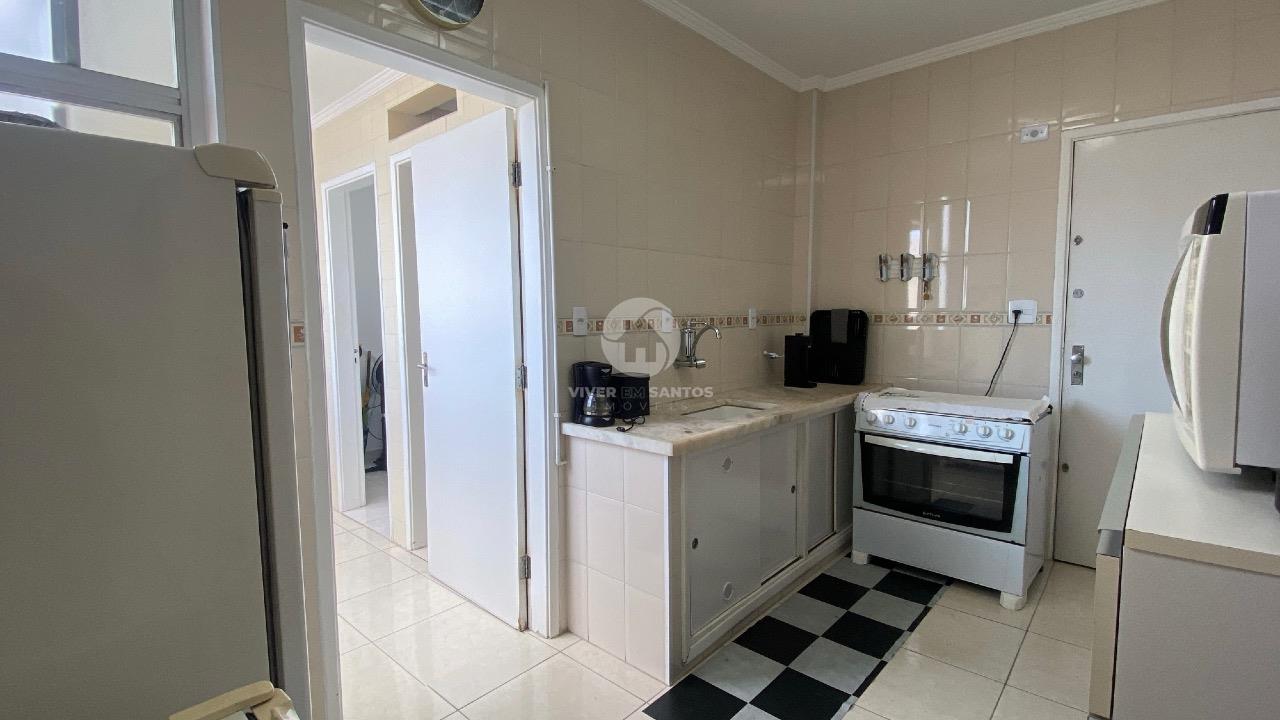 Apartamento Porteira fechada 2 quartos com dependência e vaga- Embaré em Boqueirão, Santos — foto 10