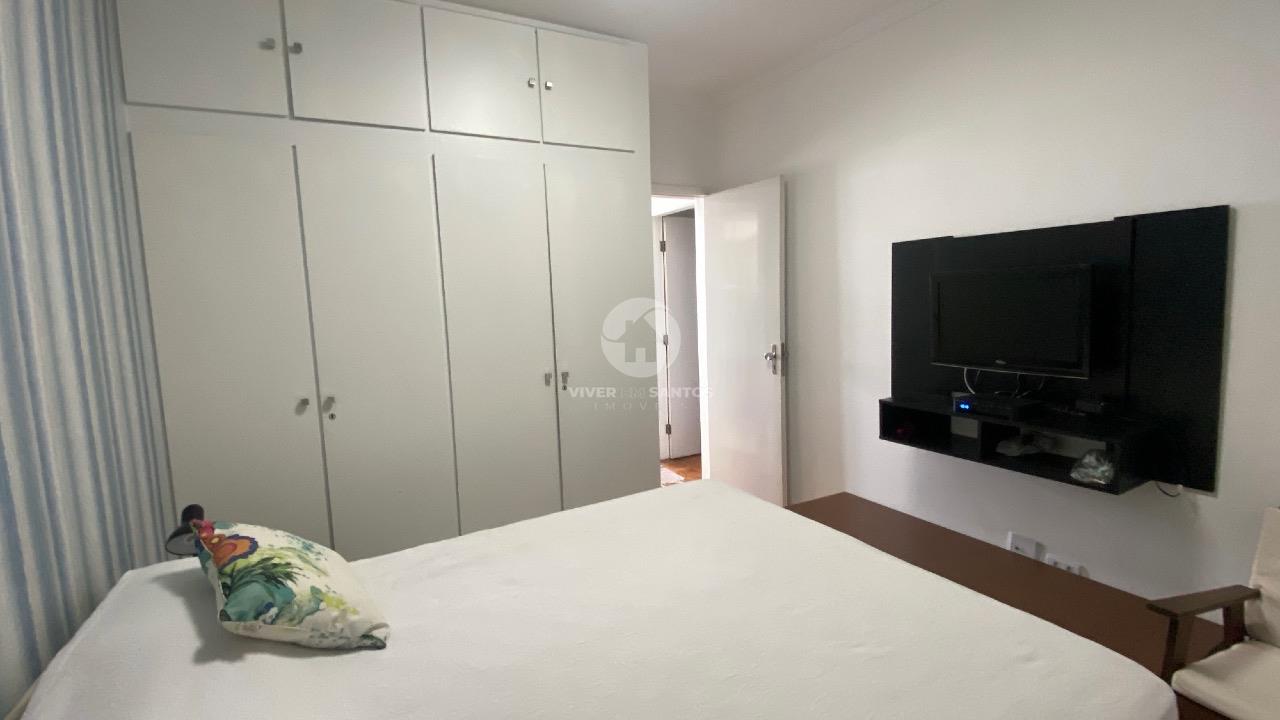 Apartamento Porteira fechada 2 quartos com dependência e vaga- Embaré em Boqueirão, Santos — foto 9