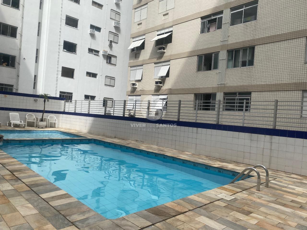 Apartamento Porteira fechada 2 quartos com dependência e vaga- Embaré em Boqueirão, Santos — foto 17