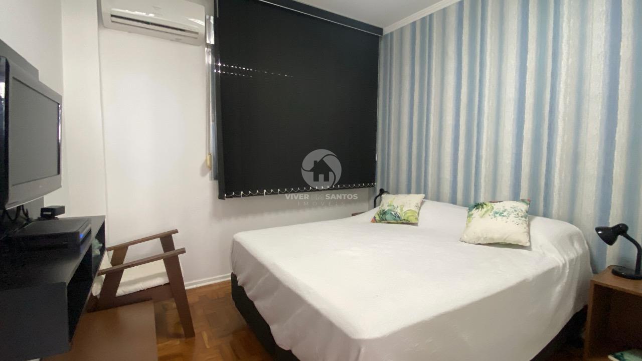 Apartamento Porteira fechada 2 quartos com dependência e vaga- Embaré em Boqueirão, Santos — foto 8