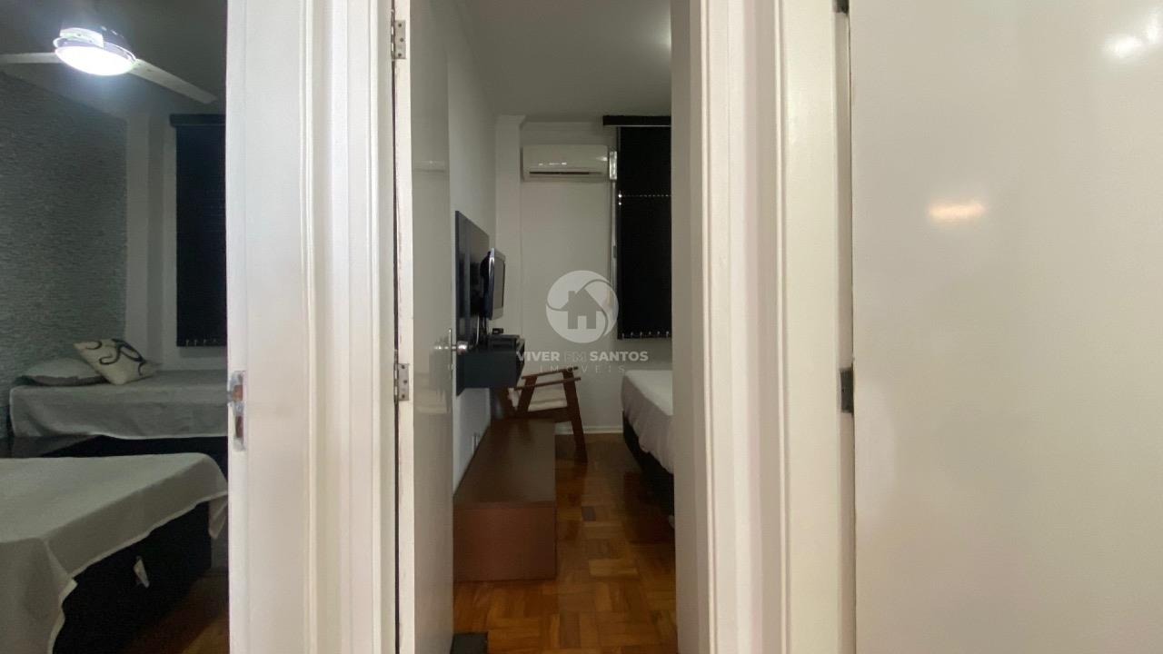 Apartamento Porteira fechada 2 quartos com dependência e vaga- Embaré em Boqueirão, Santos — foto 7