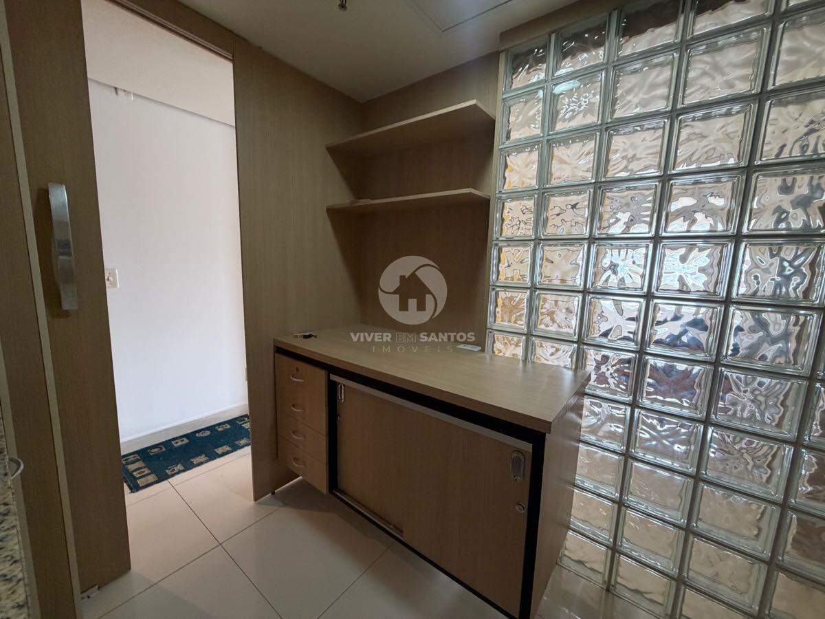 Apartamento 2 dormitórios Vista Mar Edifício Clube XV- Boqueirão- Santos em Boqueirão, Santos — foto 7
