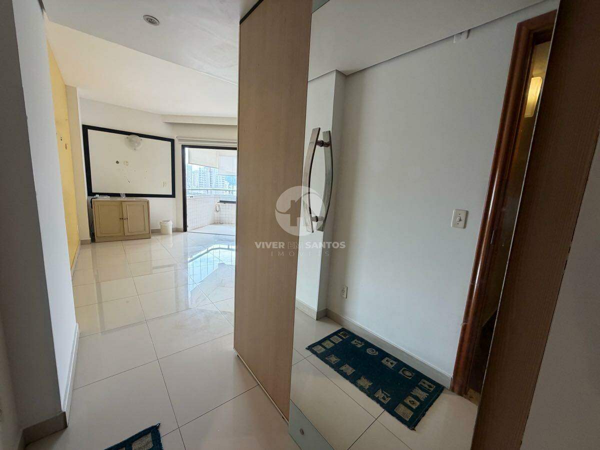 Apartamento 2 dormitórios Vista Mar Edifício Clube XV- Boqueirão- Santos em Boqueirão, Santos — foto 2