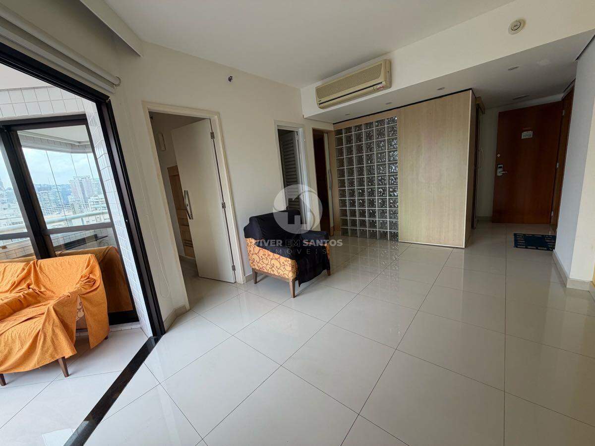 Apartamento 2 dormitórios Vista Mar Edifício Clube XV- Boqueirão- Santos em Boqueirão, Santos — foto 3