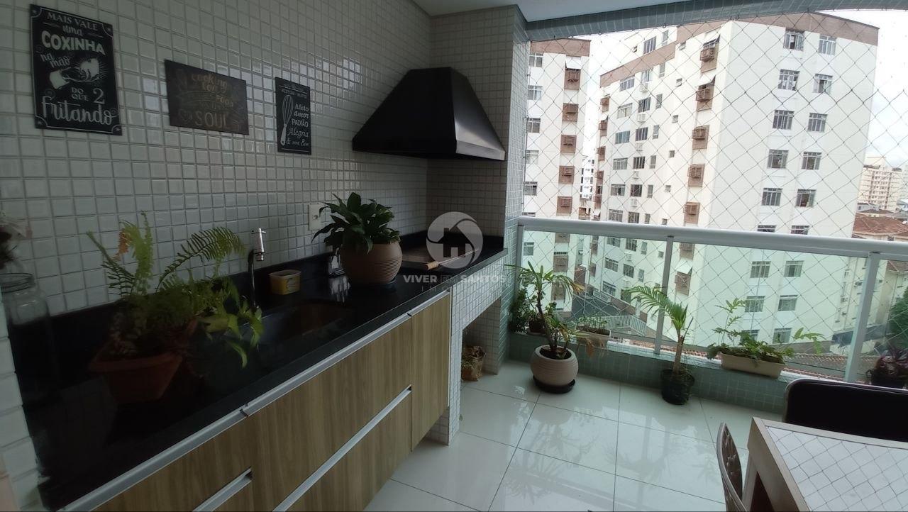 Apartamento 2 quartos com Lazer Completo- Gonzaga - Santos em Gonzaga, Santos — foto 4