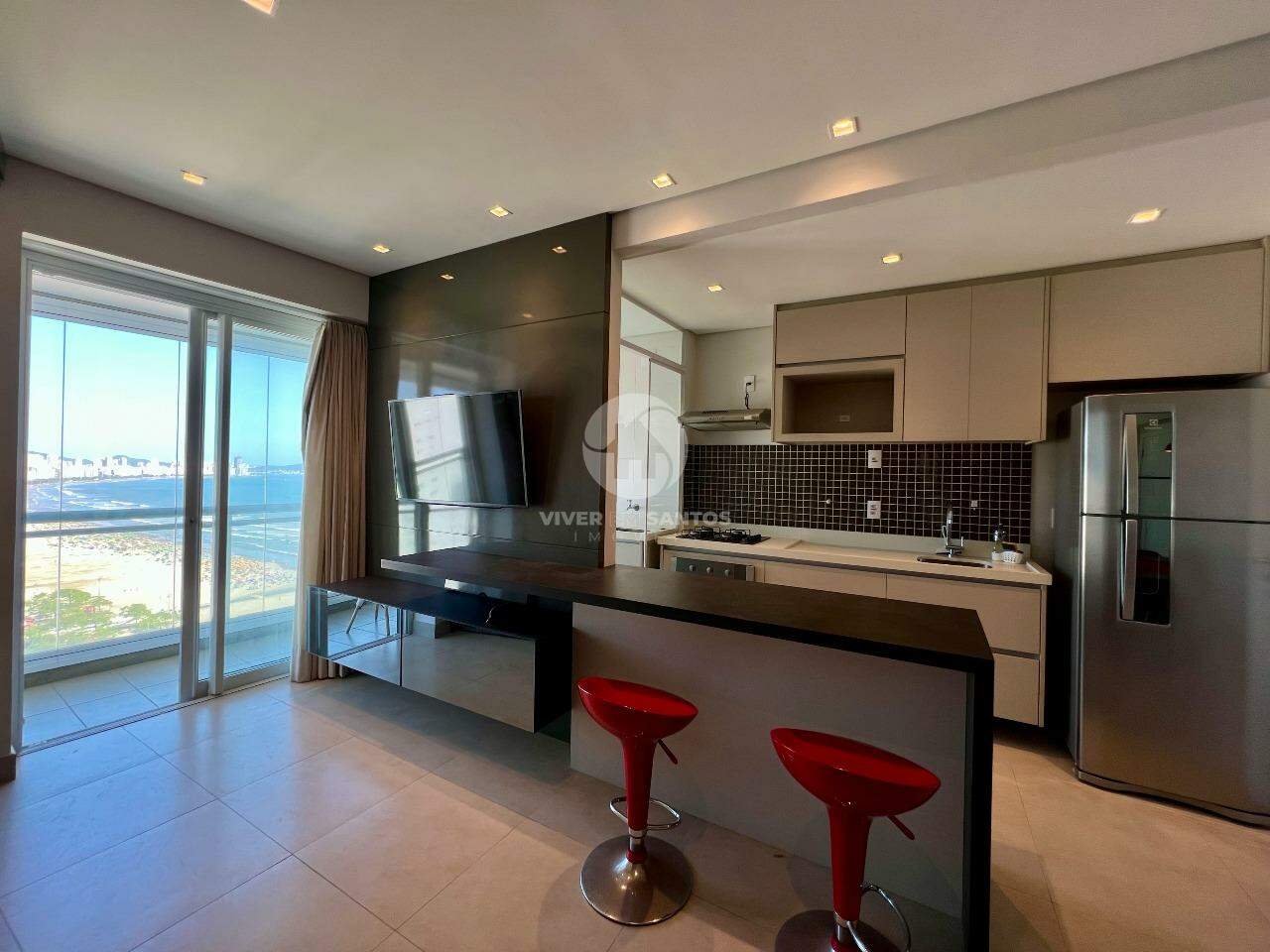 Lindo apartamento vista mar total - Unlimited na Pompéia em Santos em Pompéia, Santos — foto 7