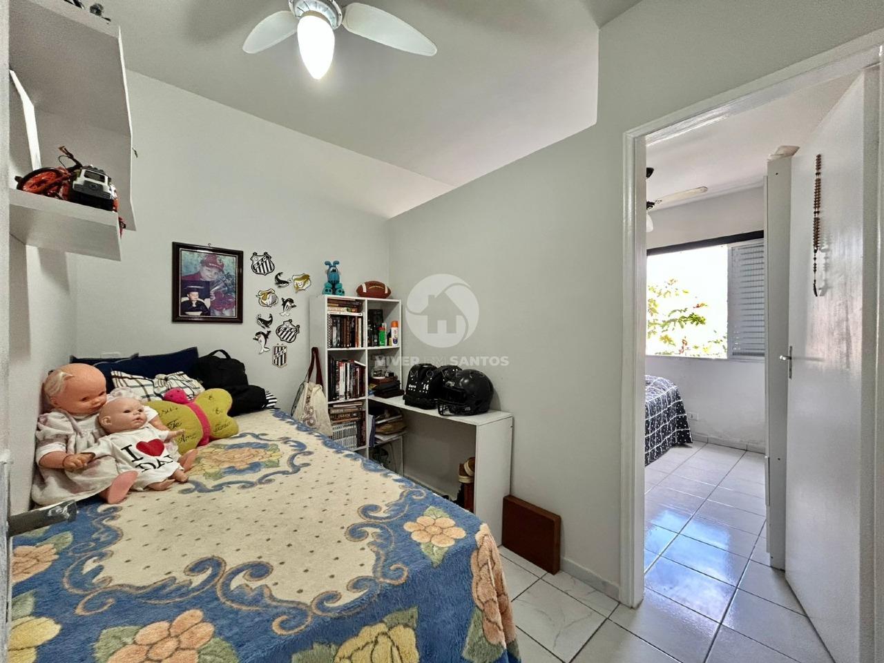 Apartamento amplo de 01 quarto no bairro da Ponta da Praia- Santos em Aparecida, Santos — foto 11