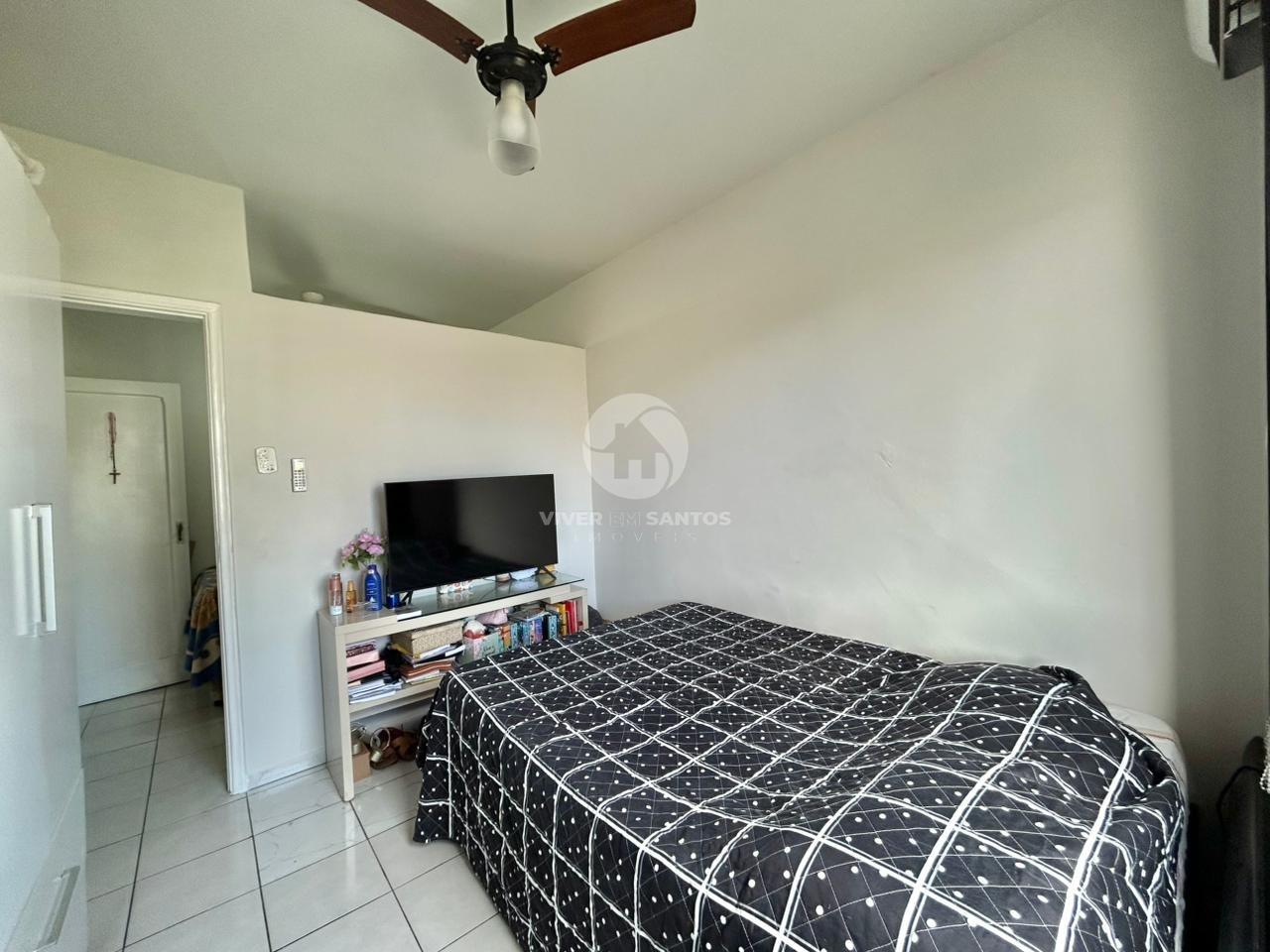 Apartamento amplo de 01 quarto no bairro da Ponta da Praia- Santos em Aparecida, Santos — foto 9